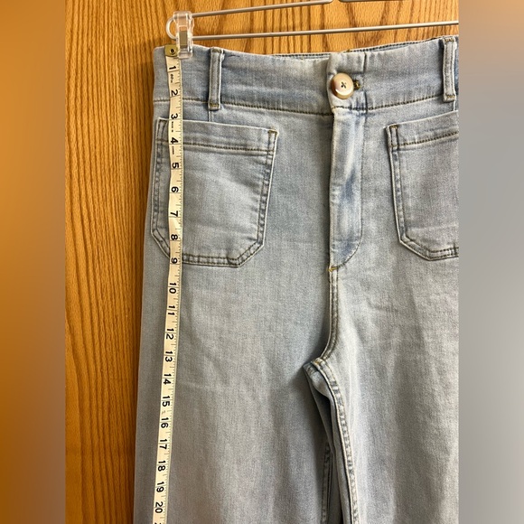 The Colette Crop High-Rise Wide-Leg Jeans by Maeve - Picture 2 of 13